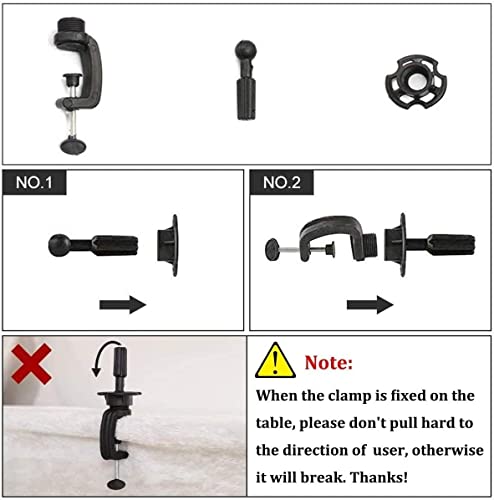 Mannequin Head with 100% Human Hair, TopDirect 18" Black Real Hair Cosmetology Mannequin Head Hair Styling Hairdressing Practice Training Doll Heads with Clamp Holder and Tools - Thumbnail 7