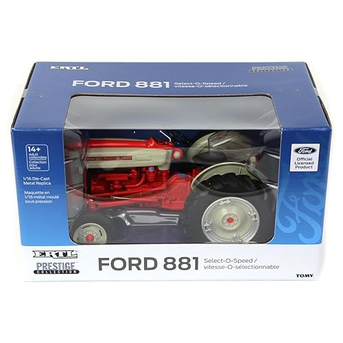 ERTL Tractor Ford 1:16 Modelo 881 Select-O-Speed miniatura 6