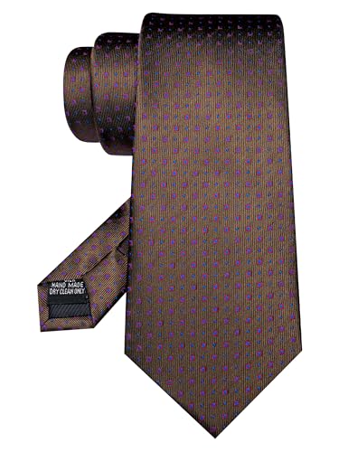 Image of JEMYGINS Mens Tie and Lapel Pin Necktie Pocket Square Cufflinks and Tie Clip Sets for Business Casual 5PCS