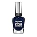 Produktbild Sally Hansen Complete Salon Manicure Nagellack mit Keratinkomplex Nightwatch, dunkles Navy Blau, glänzender Pflegelack ohne UV-Licht, langanhaltend Nr. 674, (1 x 14,7 ml)
