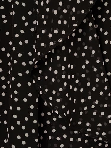 Adrianna Papell Women's Shirred Dot Chiffon Midi Dress3