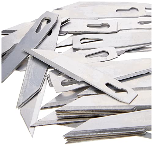 Couteau scalpel Stanley de poche et 50 lames de rechange pour coupe précise - 7