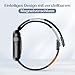 Geflochtenes Armband Kompatibel mit Apple Watch Armband 45mm 44mm 46mm 49mm,Elastisch Stoff Sport Nylon Armbänder mit Magnet Verschluss für iWatch SE 3 Series 11 10 9 8 7 6 5 4 3 2 1, Denim