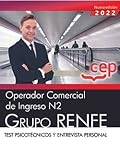  Operador Comercial de Ingreso N2. Grupo RENFE. Test psicotécnicos y entrevista personal