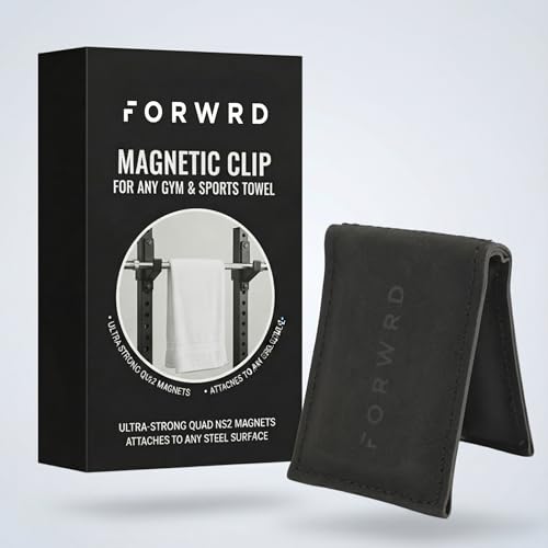 FORWRD Magnetic Towel Clip &ndash; Quad N52 Neodymium Magnet, Marine-Grade Hypalon &ndash; Pickleball, Golf...