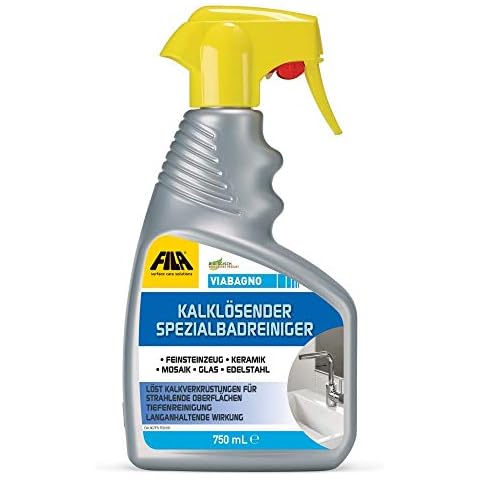 Fila Via-Bagno 3er SET Kalklösender Spezial Badreiniger 750 ml ideal fürs Badezimmer Cover