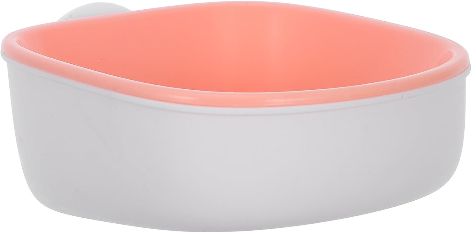 Hanging Pet Feeding Bowl for Cats and Puppies Anti-Choke Slow Feeder | Abs Concave Convex Design, Cage Attached Mount, Easy Cleaning, Apartment Use