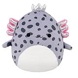 Squishmallows Original 12in Avana The Spotted Axolotl with Silver Crown – Official Jazwares Plush (Medium-Sized)