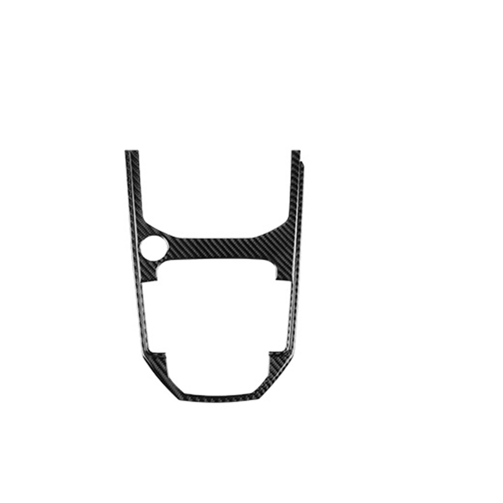 Car Trim Interior for Seat for Ibiza 6F 2018-2025 LHD RHD Car Gear Shift Interior Frame Soft Carbon Fiber Sticker Interior Mouldings(Black Carbon)