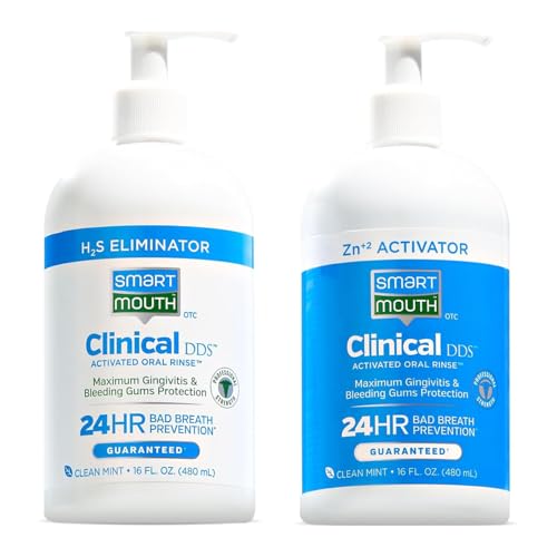 SmartMouth Clinical 2-Bottle Activated Mouthwash System...