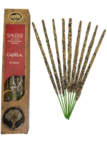 HOSTENATURA Incienso Orgánico Canela AUM Fragrances Smudge Sticks - 25gr.