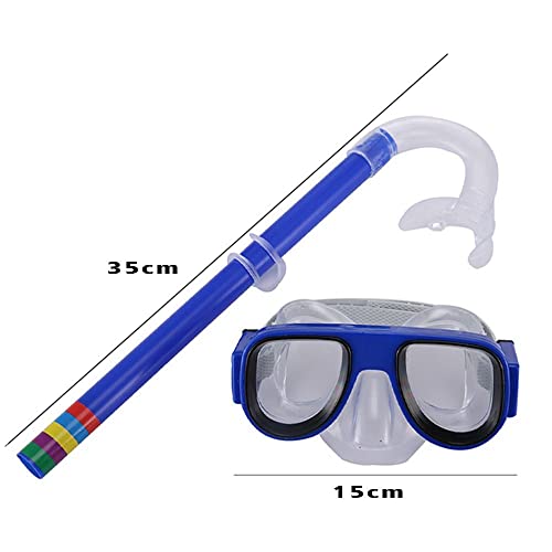Set de snorkel para niños Andy's Orchids con máscara de buceo, tubo seco y antivaho miniatura 6