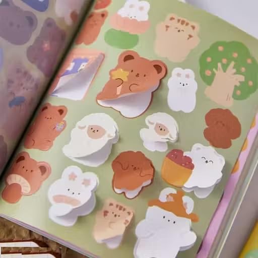 KmCho Kawaii Stickers Set for Kids and Teens, Creative Stickers Set for Scrapbooking and Journaling, Cute Waterproof Vinyl Decals for Laptops, Water Bottles, Notebooks, Crafts 3
