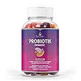 BeLive PROBIOTIC Gummies - Probiotika Darmsanierung - Gummibärchen mit Bacillus coagulans, 5 Mrd. Darmbakterien - Vegan, Zuckerfrei - Laborgeprüft in Deutschland - 3 Geschmäcker, 60 Gummy Bears
