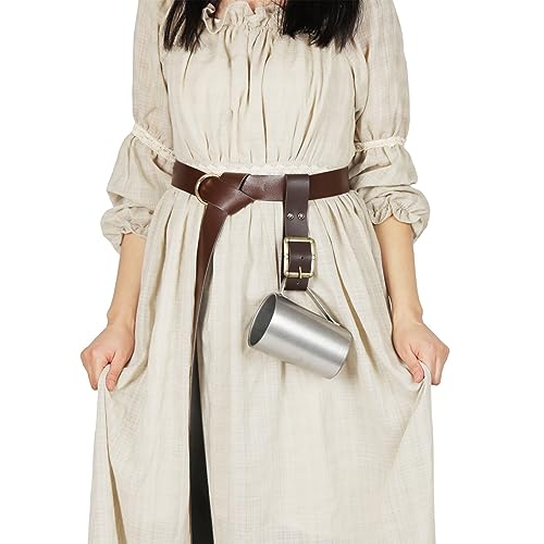 Leathers Tankard Strap For Belt Festival Beer Mug Holder Fit On Wide Belts4