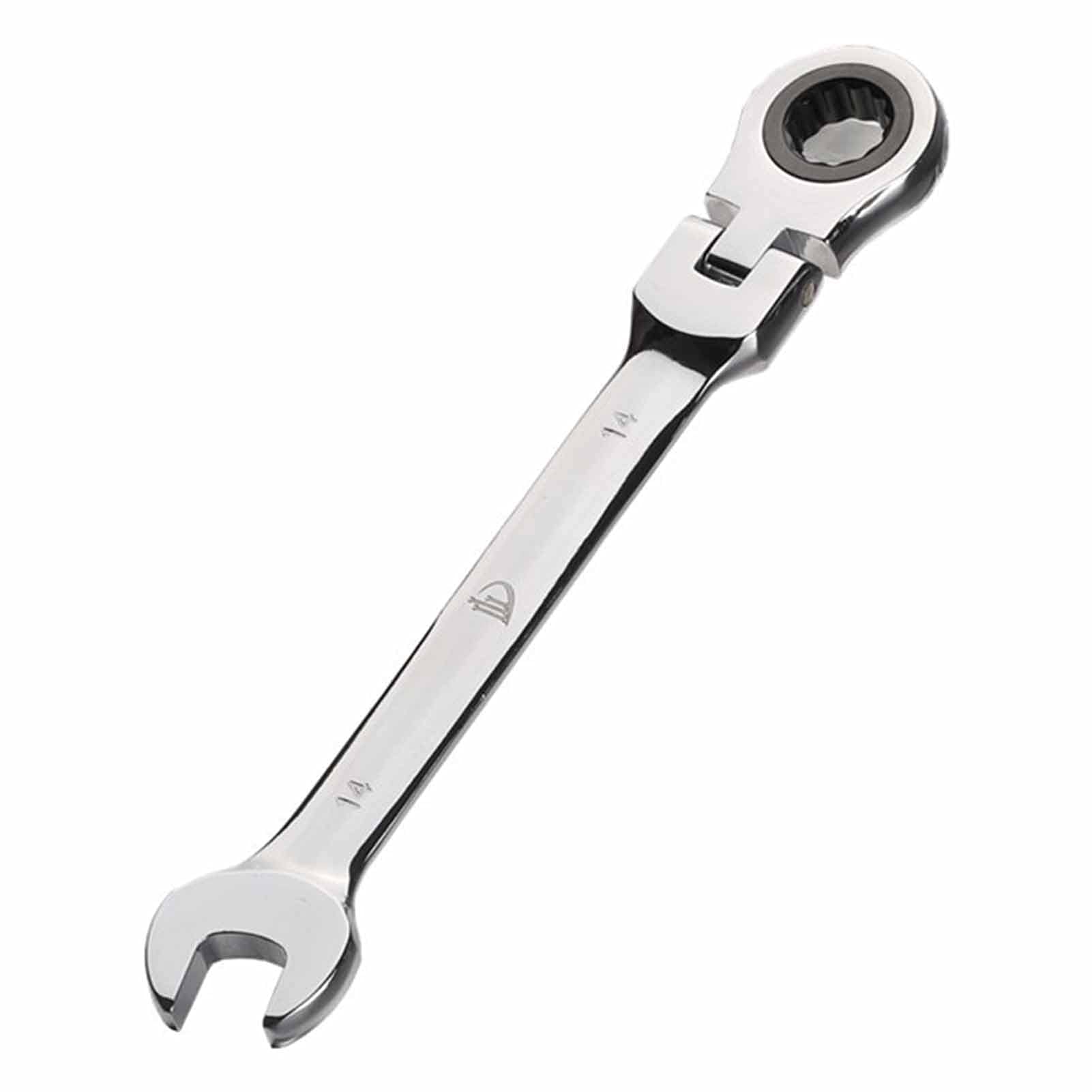 CHEOTIME Jeu De Clés à Cliquet Articulées 8 Pièces - Têtes Flexibles 9-19mm En Acier Chrome Vanadium, Idéal Espaces Étroits Avec Sac Rangement