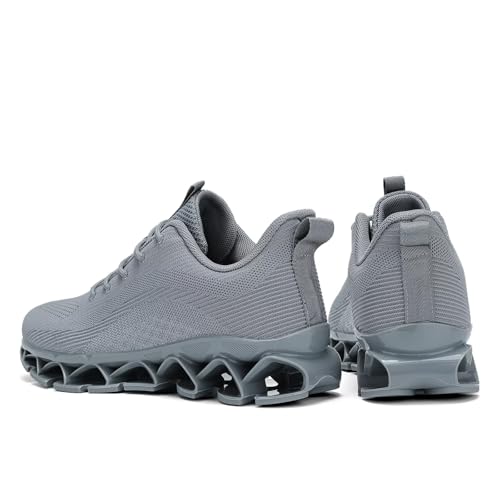Image of Mens Running Shoes Casual Sport Athletic Fashion Walking Sneakers Lace up Blade Non Slip Breathable Mesh