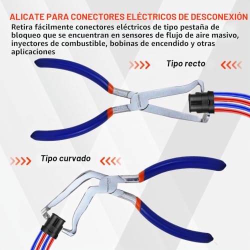 Alicates para Desconectar Conectores de Coche con Pestaña sin Dañar Enchufes 2Uds 5