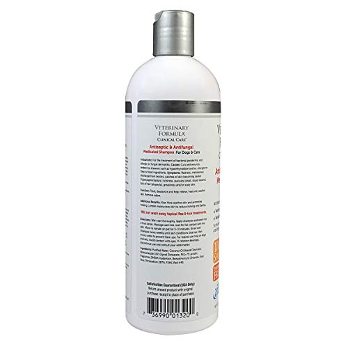 Veterinary Formula Antiseptic and Antifungal Medicated Shampoo 16 oz