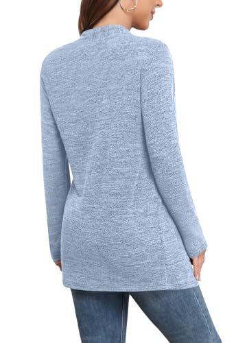 Image of Yincro Womens Lightweight Cardigan Long Sleeve Open Front Casual Sweater Cardigans with Pockets
