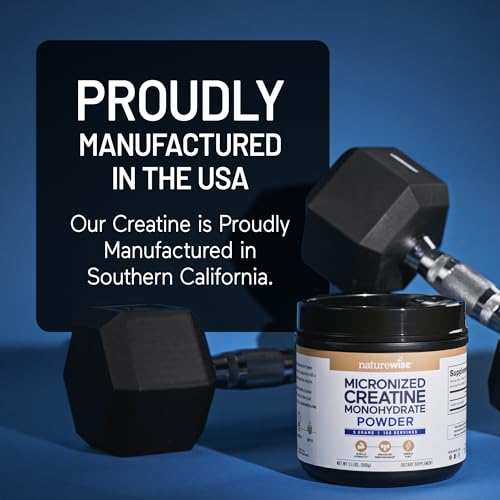 NatureWise Micronized Creatine Monohydrate Powder, 5000mg (5g) Per Serving - Creatine for Women & Men - Pure, Unflavored, Supports Lean Muscle Mass, Endurance - 100 Servings - image 8