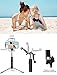 Mpow Selfie Stick Tripod, All in 1 Portable Extendable Selfie Stick with Bluetooth Remote & Fill Light, Compatible iPhone 12/12 PRO/11/11PRO/XS Max/XS/XR/X/8P/7P, Galaxy S20 Gopro/Small Camera, Black