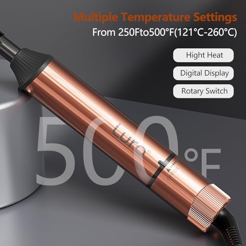 Peine LURA Nano Titanio para alisar cabello negro miniatura 2