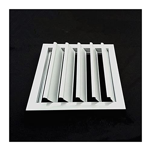 Persiana de pared para ventilación doméstica de aleación de aluminio, persianas móviles para ventilador extracto resistente a la lluvia (45CM x 45CM) miniatura 5