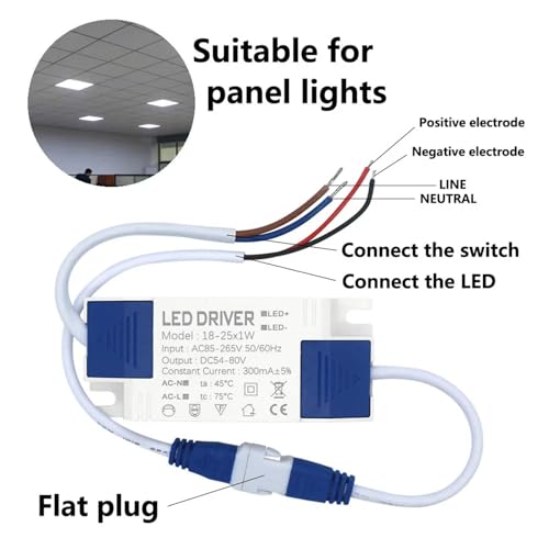 Pilote d'alimentation LED stable 300mA driver courant constant 4-7W - 4