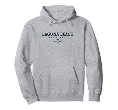 Regalo Laguna Beach California Palm Tree Surf Beach Sudadera con Capucha