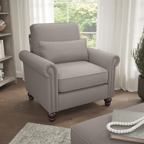 Sillón con brazos peluche beige miniatura 2