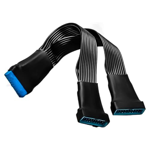 Hsthe Sea Motherboard USB 3.0 19-Pin Header 1To2 Expansion, interner Verl&auml;ngerungsadapter (15 cm)
