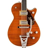 Limited Edition Chambered Mahogany body with Arched Flame Maple Top Custom Wound TV Jones pickup Gretsch Deluxe Hardshell Case