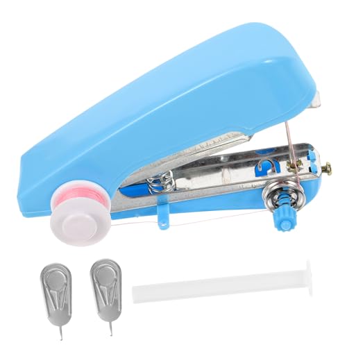SHINEOFI Mini Máquina de Coser Portátil Inalámbrica de 2 Piezas para Costura Rápida Kit de Costura Manual Portátil para Viajes Y Uso al Aire SHINEOFI Mini Máquina de Coser Portátil Inalámbrica de 2 Piezas para Costura Rápida Kit de Costura Manual Portátil para Viajes Y Uso al Aire