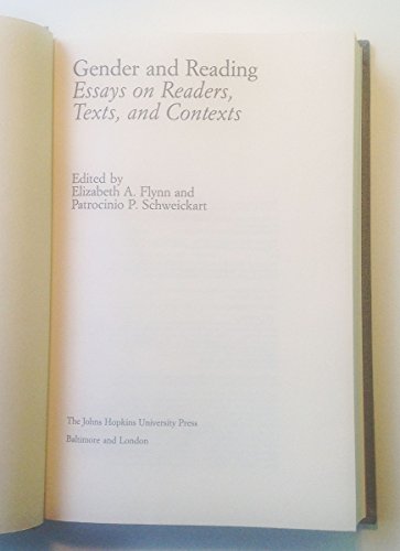 Gender and Reading: Essays on Readers, Texts an... 0801829054 Book Cover