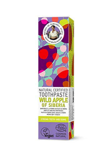 GroÃŸmutter Agafia Toothpaste Apple Whitening for Healthy White Teeth, 85 g