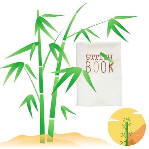 Image of DIY Stitch Book,Handmade Stitch Book Embroidery Set, Embroidery Pattern Suitable for Beginners and Embroiderers (Style A)