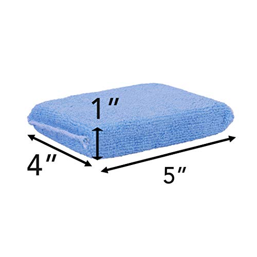 Professional Microfiber Sealer Applicator Pad – The Perfect Tool to Apply Sealer to All Natural Stone and Tile Like Marble, Granite, Concrete & Slate (Blue) - Thumbnail 3