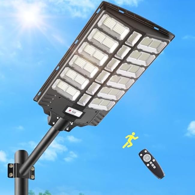 5000W Solar Street Lights Commercial Parking Lot Lights Solar Security Flood