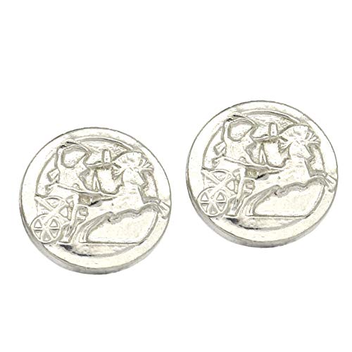 St George Cuff Links, England Cuff Links, Pewter Cufflinks, Handmade, by, William Sturt, in, Fine Pewter