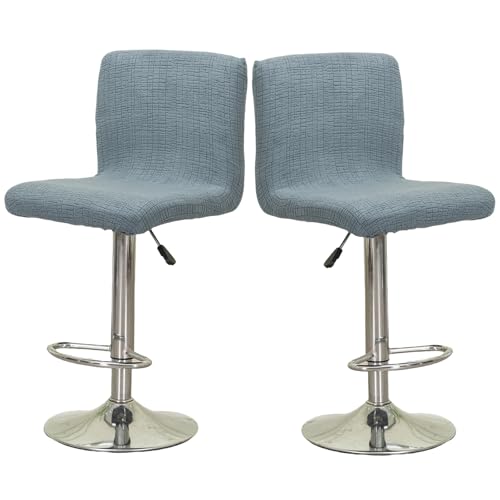 Image of Chair Covers Bar Stool Cover 2pc Bar Chair Cover Swivel Bar Stool Slipcover
