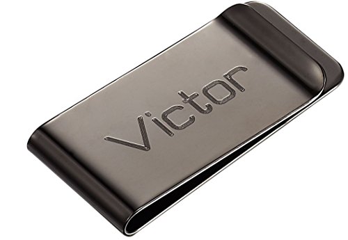 Visol Personalized Stainless Steel Money Clip with Custom Engraving
