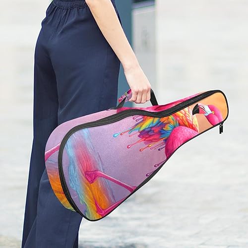 Waterproof Oxford Cloth Ukulele Bag Fairy with Bird and Flower Durable & Stylish Ukulele Case with Storage 火烈鸟61 - Les Beatles, Paul McCartney, John Lennon, RIngo Starr, George Harrison Waterproof Oxford Cloth Ukulele Bag Fairy with Bird and Flower Durable & Stylish Ukulele Case with Storage 火烈鸟61 – Image 7