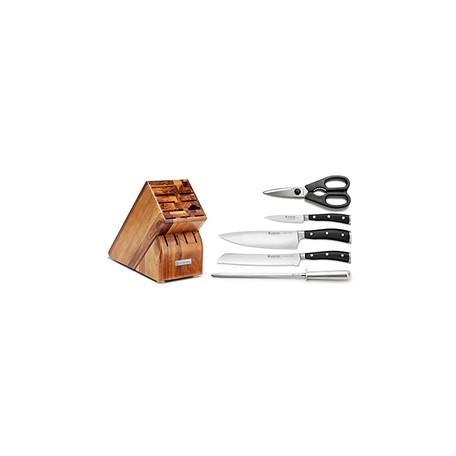 WÜSTHOF Classic IKON 6-Piece Knife Block Set