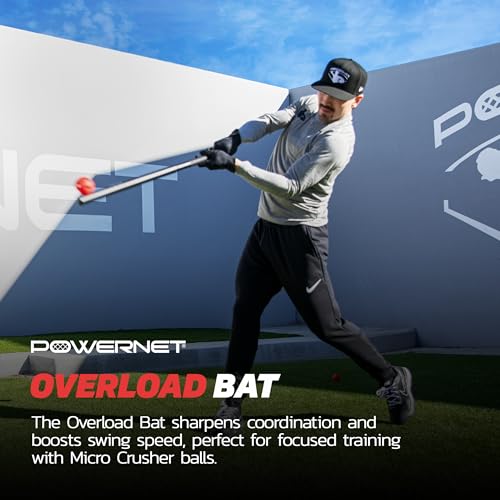 image for PowerNet Overload & Underload Training Baseball Bat Bundle, Baseball T