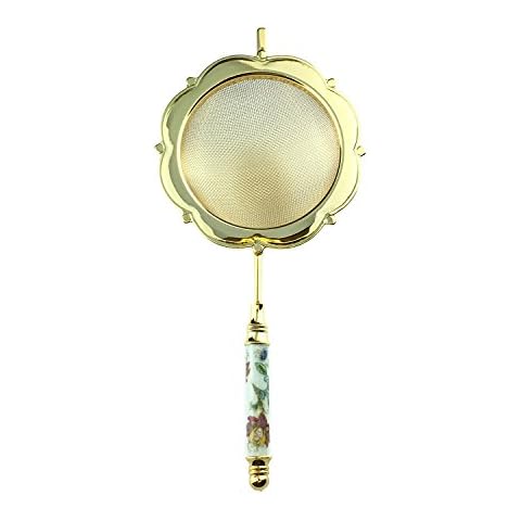 Minton HH052G Haddon Hole Tea Strainer, Gold Specifications Cover