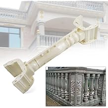 35in Roman Column Concrete Plaster Cement Casting Railing Mould Balcony Garden Pool Fence Cement Railing Plaster Concrete Balustrade Mold for Yard Path Sidewalk Road Roman Column/35IN
