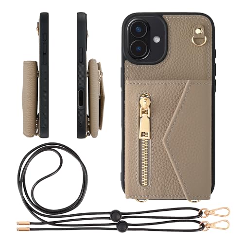 HANATORA for iPhone 16Plus �P�[�X �V�����_�[ �{�v �V�������N���U�[ �ϏՌ� �X�}�z�P�[�X �X�}�z �V�����_�[�X�g���b�v �t�� �t�@�X�i�[ �X�}�z�V�����_�[ �J�o�[ �J�[�h�|�P�b�g �J�[�h���[ ���K���� �O���[�W�� BPCGZ-