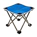 Produktbild N/A WYQHS Tragbare Folding Ultralight Camping Stühle Hocker for Beach Garden Picknick im Freien Camp Reise, Aluminium Rahmen, Anti-Riss Oxford Cloth (Color : Blue)