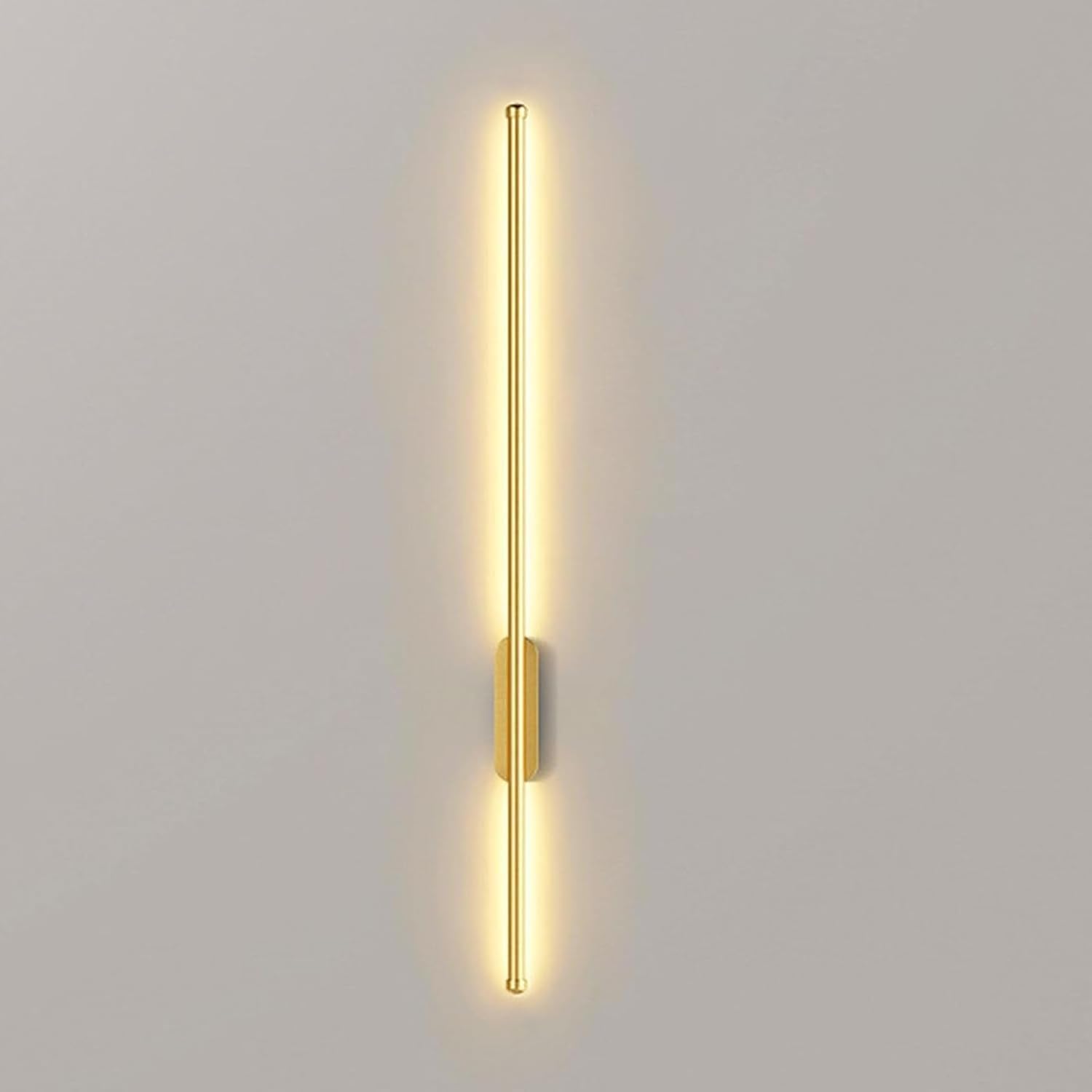 Apliques de pared recargables USB-C con luz LED dorada de 60cm